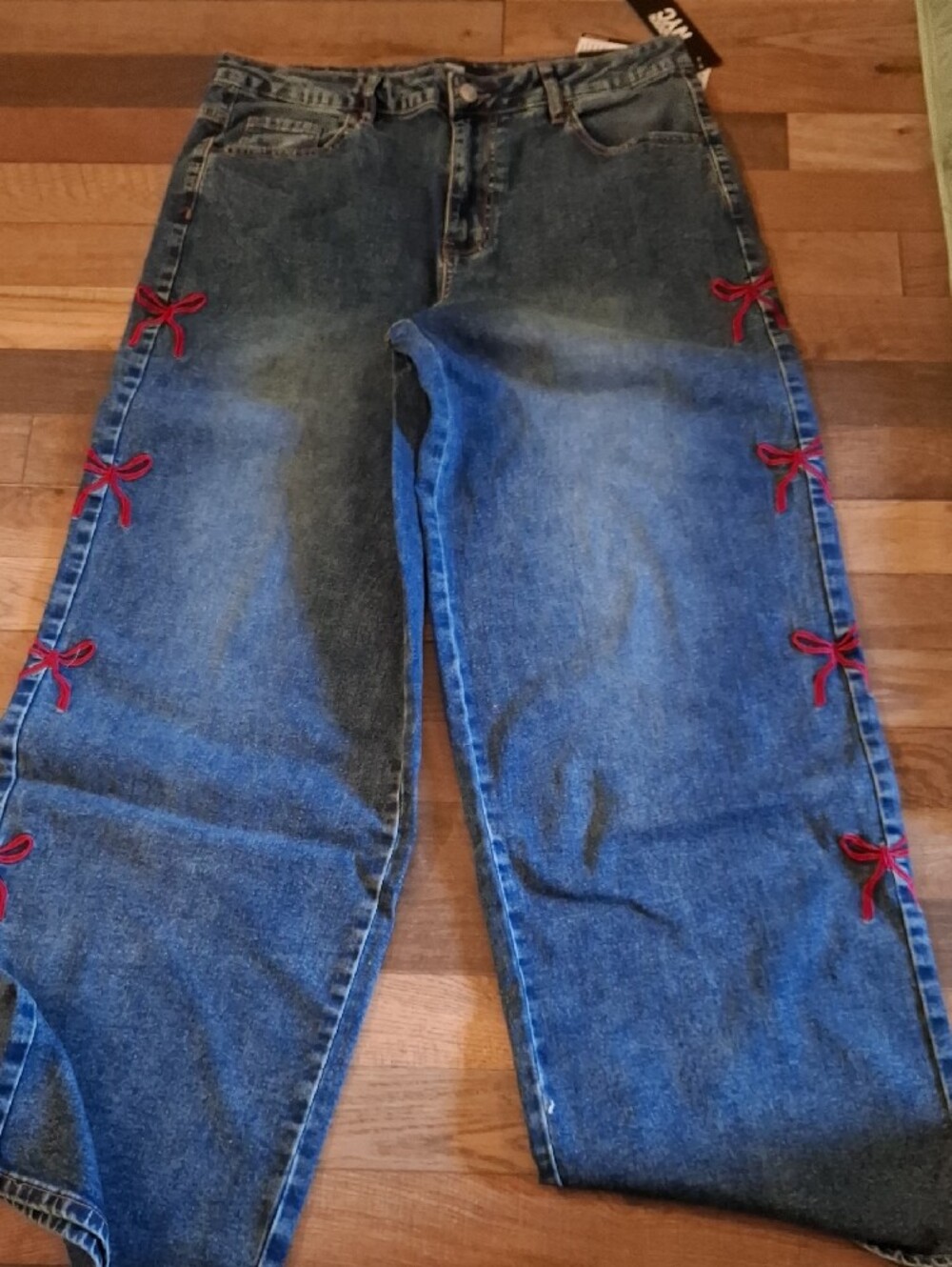 Women's Blue Classic Jeans - Picture 2 of 5